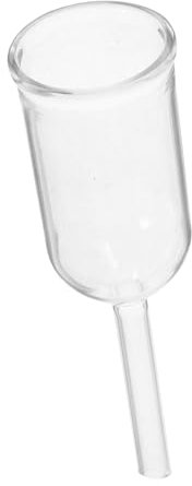 HEALEEP Embudo de Filtración de Vidrio para Laboratorio, Forma Cilíndrica, Fácil de Limpiar y Portátil, Adecuado para Experimentos Académicos y Filtración Científica