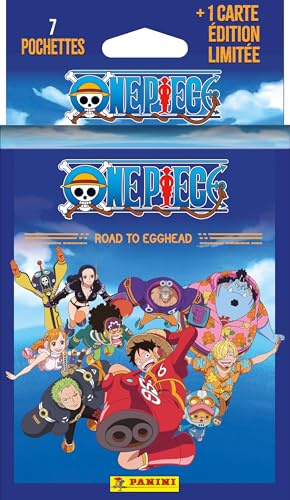 Panini One Piece Road to Egghead Blister 7 Hüllen + 1 Karte Limited Edition