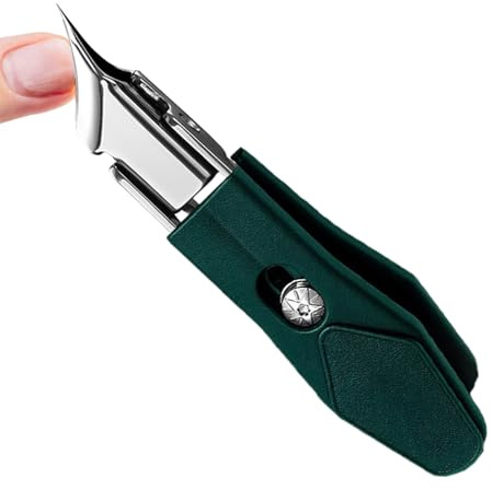 Tagliaunghie Angolati Antiscivolo Ergonomico | Tagliaunghie incarnite e per Mani Per Unghie Incarnite Manicure Pedicure Casa Viaggio e Salone