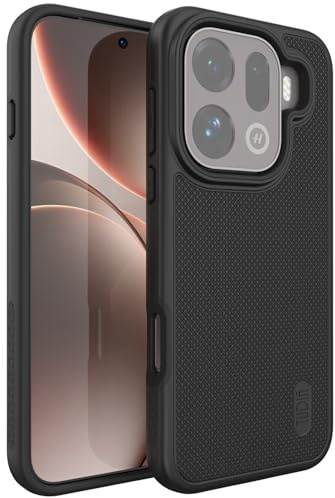 TUDIA MergeGrip designad för Oppo Find x9 Pro-fodral 5G - [Militärt testat för fall] Dubbel lager, stötsäkert, smal, robust, tålig telefonfodral - Svart