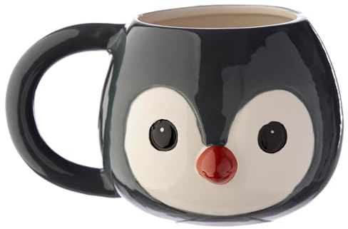 Puckator Mug en Céramique Adoramals - Tête de Pingouin marca
