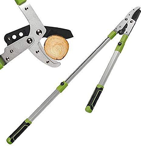 RONGJJ Astschere, Leichte Teleskop-Amboss-Lopper Schnelles Ausziehbares Werkzeug Weniger Aufwand Scharfer, Einfacher Schnitt Für Gartenarbeiten In Secateur-Qualität