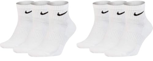 NIKE - Everyday Cush Crew 6pr Calcetines para: Unisex-adulto color: 6 PARES BLANCO talla: S