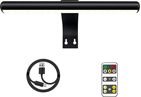 KANESIKI Lampe pour tableau alimentée par piles, lampe de peinture rechargeable avec minuterie, lampe d'affichage à intensité variable pour cadre mural, étagère, portrait, art, cible de fléchettes,