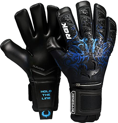Renegade GK Edizione Limitata Rogue Arcane Guanti Da Portiere Con Pro Protezione dito| 4mm Giga Grip e Neoprene | Guanti Portiere Adulto (Taglia 8, Gioventù-Adulti, Neg. Cut, Lvl 4+)