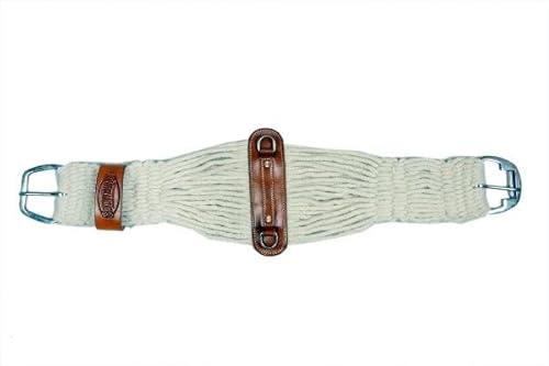 SHOWMEN CRAFT Showman Mohair String Rope Sottopancia | Anelli SS D | Design con Fibbia a Rullo Crema