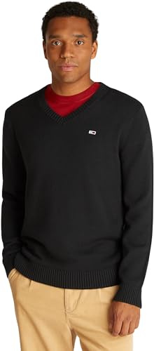 Tommy Jeans Jersey Hombre Slim Essential V-Neck con Cuello de Pico
