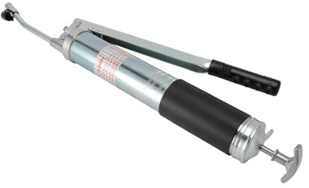 Eujgoov Pistolet Graisseur à Levier Haute Performance 600 CC pour Machines Industrielles, Acier allié et Caoutchouc