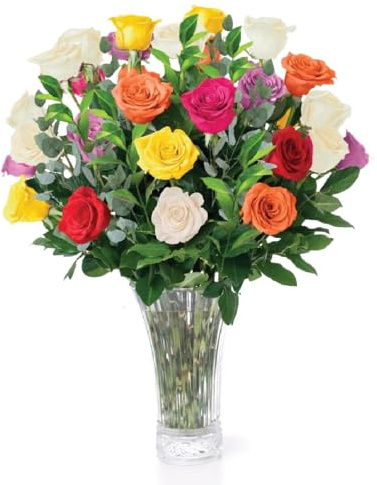 Aquarossa Farms – Mothers Day Flowers for Delivery, Fresh Flowers Bouquet, Handpicked from the Farm, Gift for Mom, Birthday, Anniversary, or Just Because – 24 Fresh Roses