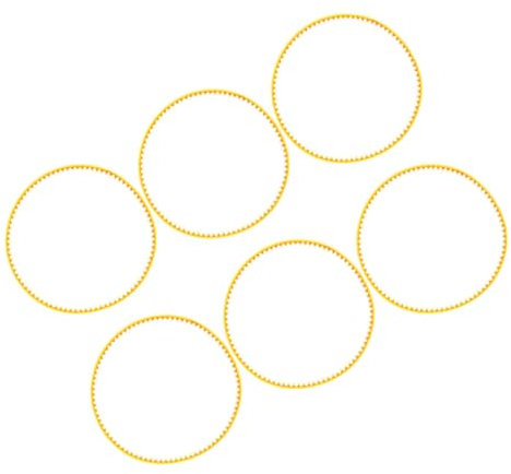 Cotton Candy Maker Plastic Parts Replacement Belts 6pcs for Model