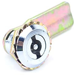 WUSHADEHANS Cupboard locks，Drawer locks，Cam lock， MS705 Cam Lock Cylinder for Distribution Box Cabinet Locks Tin Trunk Network Cabinets Bins Cylindrical Bolt Locks Micro Lock 2Pcs