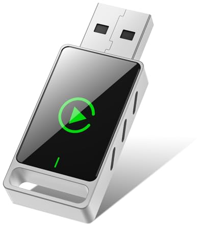 Wireless Carplay Adapter, 2 in 1 Android Auto&Carplay Wireless Adapter