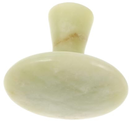 EPIGEIST Grüner Gua Sha Stein Gesicht aus Jade Pilzförmiger Massage Stein für Gesichts und Hautmassage mit Kältekompresse für Home Spa