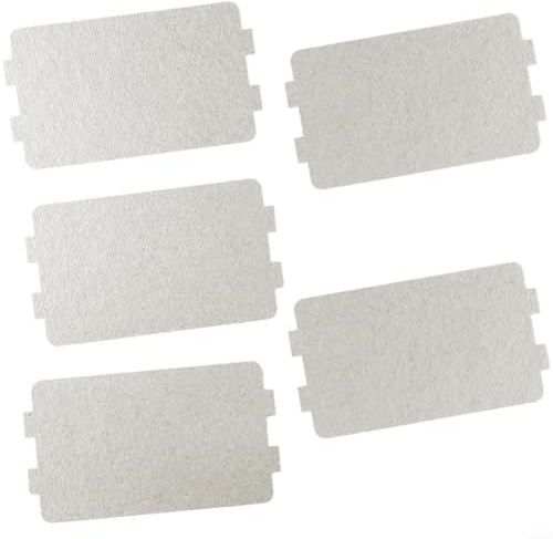 Set di 5 piastre di copertura per guida d'onda in mica per forno a microonde e elettrodomestici, isolamento termico