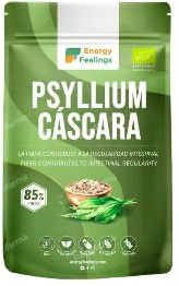 Psyllium Cáscara Vegano, Sin Gluten, 500 g, Regulador Intestinal
