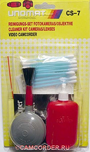 KIT LIMPIEZA OBJETIVO CAMARA FOTO/VIDEO CS-7 UNOMAT