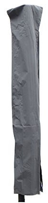 Madison hochwertige Schutzhülle #1 mit Stab für Sonnenschirme mit einem Durchmesser von 200-400 cm aus wetterfestem 220g/m2 Polyestergewebe in grau