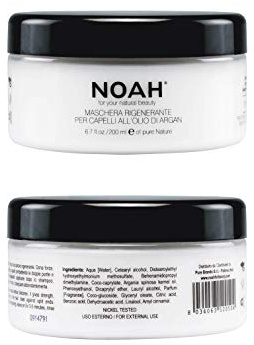 Noah 2.3 Regeneración de pelo Máscara con 200 ml de aceite de argán