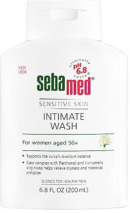 SEBAMED Feminine Wash Gentle Intimate Wash Menopause pH 6.8 for Women Aged 50+, 6.8 FlOz (200ml)