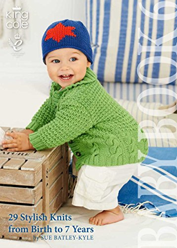 King Cole Baby Book Six Knitting Book Double Knitting Patterns Birth to 7 yrs