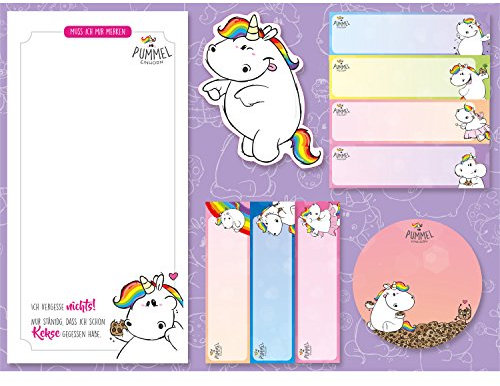 Haftnotizenset Pummeleinhorn - 25 Blatt