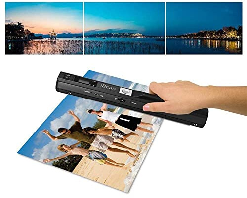 TopGreat Escáner portátil de Recibos y Documentos móviles de Gran Capacidad portátil Mini escáner Adecuado para PC y Mac Adecuado para Negocios recibo en Formato JPEG/PDF (900DPI, batería AA)