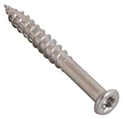 HORI® Terrassenschrauben V2A Edelstahl inkl. Bit I Rostfreie Schrauben für Holzterrassen I Torx 5,5 x 50 mm I 200 Stück I Befestigungsschrauben für Außenbereich I