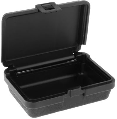 LOVIVER Kleine Werkzeugkasten Leer, Tragbare Werkzeugbox Wasserdicht, Werkzeugkoffer Leer, Toolbox Werkzeugkasten mit Ergonomischer Griff Box für Heim- & Handwerker, 14.8 cm x 9.2 cm x 3.8 cm