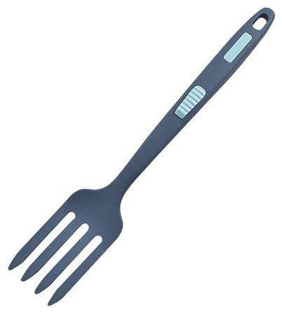Grande fourchette de service flexible en silicone pour servir des aliments, mélangeur, grande fourchette de cuisine, diatomée, passoire à pâtes, rotative, polyvalente, pour grillades