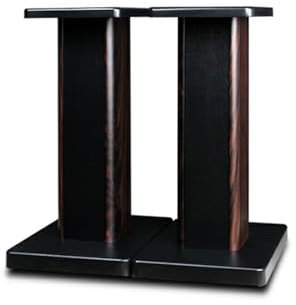1 par de Patas de Altavoces de Arena de Madera, Soporte de Altavoz para Altavoces Home-Cinema HiFi Bookshelf Box y Satélite y Anti-caída Reposapiés Antideslizante en la Parte Inferior (40 cm)