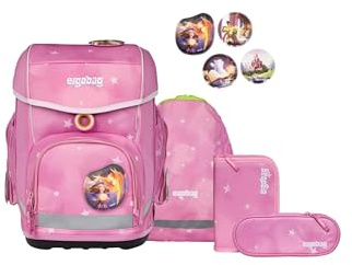 ergobag cubo set zaino scolastico ergonomico classico 5 pezzi prima elementare