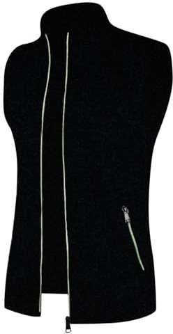 Weste Herren Outdoor Wasserdichte Softshell Ärmellose Jacke Bodywarmer Fleece Weste Zip Softshellweste Winddicht Warm weste Atumngsaktive Outdoor Sporten Vest Thermo