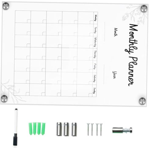 TOGEVAL Löschbare Acryl Memotafel Zum Aufhängen Tür Stilvolle Nachrichtentafel Für Gäste Hochwertiges Material Einfach Zu Reinigen Und Wiederverwendbar