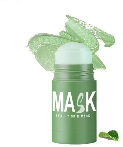 Masque Au Thé Vert, Masque Au Thé Vert En Bâton, Masque De Nettoyage En Profondeur Au Thé Vert, Masque Anti-points Noirs à L'extrait De Thé Vert Pour Tous Les Types De Peau (1pcs)