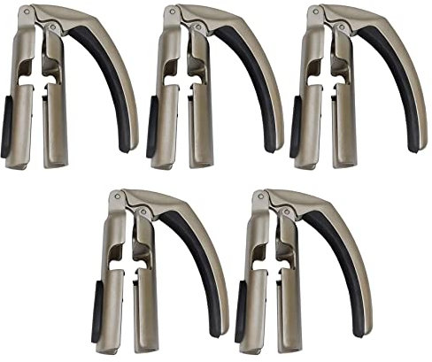 Reinscer 5 décapsuleurs à champagne, tire-bouchon pour champagne, décapsuleur de vin, tire-bouchon de vin