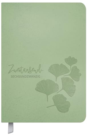 Timer Soft Touch 18 jade - Kalender 2026 - Korsch-Verlag - Taschenkalender A5-18 Monate von Oktober 2025 bis März 2027 - eine Woche auf 2 Seiten - 14,8 cm x 21 cm