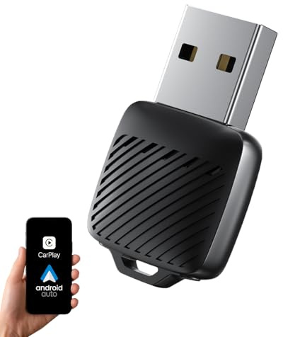 Astraon 2-in-1 Wireless CarPlay & Android Auto Adapter, Mini Plug & Play Dongle mit USB-A & USB-C, Wandelt kabelgebundenes CarPlay in kabellos um, Kompatibel mit iPhone & Android, Fahrzeuge ab 2016 | USB-A & USB-C, Plug & Play, Wandelt kabelgebundenes CarPlay in drahtlos um, Kompatibel mit iPhone & Android
