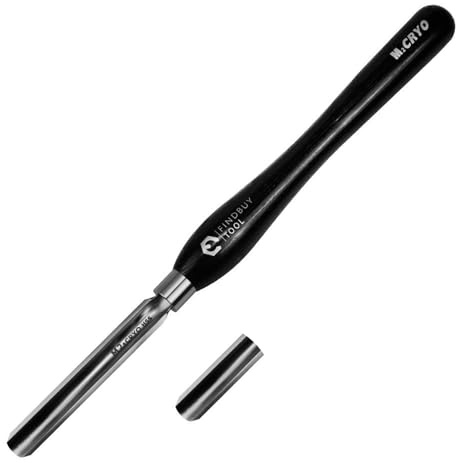 FindBuyTool - Strumento per tornitura del legno per tornio, strumento per tornio mandrino da 7/8, per tornitura del legno, M2 HSS, per gli appassionati di lavorazione del legno fai da te (1 pz)