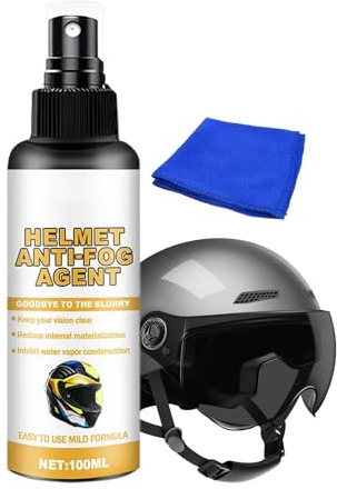 Generisk anti-dimma spray för hjälmvisiret, vattentät dimma dimma | 100 ml anti-imma-spray för motorcykelhjälm – för visir glasögon motorcykel skidor snowboard sport män kvinnor
