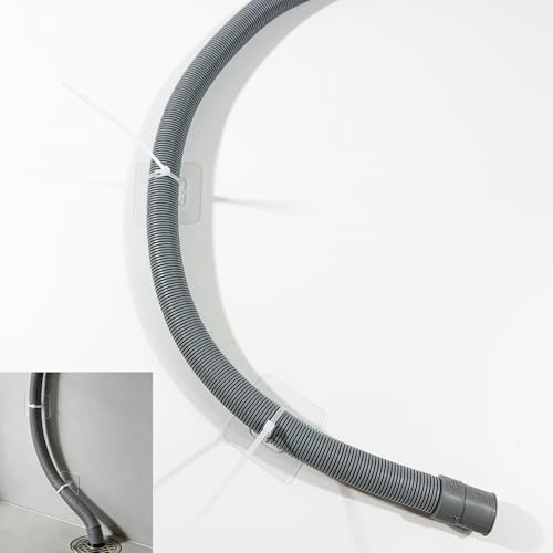 Washing Machine Drain Hose Holder - Washing Machine Accessories Adjustable Universal All-Purpose Pipe Clamp Hose Holder Water Pipe Storage Rack Pipe Clamp