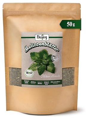 Biojoy BIO Citronmelissblad, torkade, skurna, örtte, 50 g | Löst örtte, Melissa officinalis L.