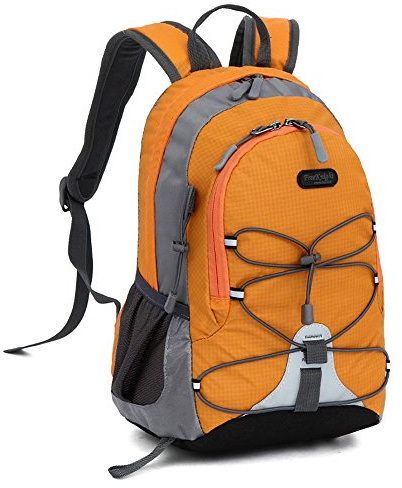 Bseash 10L Small Hiking Backpack for Kids Ages 3-6 Girls Boys Under 4 feet, Mini Waterproof Outdoor Sport Travel Camping Daypack (Orange)