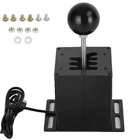 Bruce & Shark 6+R USB Shifter PC H Schalthebel für Logitech G29 G920 Lenkrad PC Schwarz [video game] [video game] [Windows]