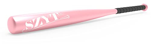 SZYT 27 inch Baseball Bat Softball Bat Lightweight Aluminum Alloy High Gloss Pink
