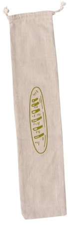 COLLBATH Organic Cotton Bread Bag Unbleached Pouch Drawstring for Food Storage Bags Keep Bread Fresh