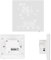 Thermostat Intelligent Matter WiFi, 230V 16A, Compatible avec Apple Home, Google Assistant, Alexa, Samsung SmartThings, Tuya, Smart Life, Blanc. (Chauffage au Sol électrique)