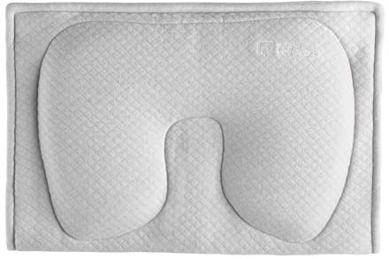 KOALA BABYCARE Almohada Plagiocefalia bebé de Lactancia Memory Foam para Ayudar a prevenir y Tratar la plagiocefalia (Cabeza Plana) con Funda extraíble (con 2 Fundas de Almohada)