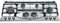 Hotpoint Ariston - Piano cottura a gas PHN 962 TS/IX/HA finitura inox da 90cm