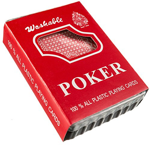GOODS+GADGETS® Pokerkarten 54 Karten aus Plastik - Spielkarten | 100% Kunststoff, abwaschbar & knickfest – für Poker, Skat, Rommé, Canasta & Doppelkopf