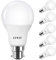 LVWIT Bombillas LED B22, 8W equivalente a 60W, 806 lúmenes, Bombilla LED Color blanco frío 6500K, No regulable. Pack de 6 Unidades.